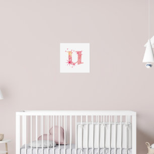Watercolour U Poster
