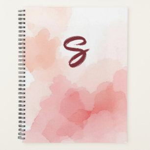 Watercolour Wash Initial Planner