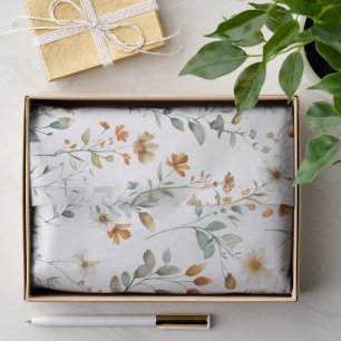  Watercolour wildflower  Tissue Paper