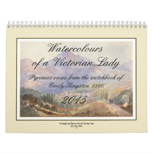 Watercolours of a Victorian Lady Calendar