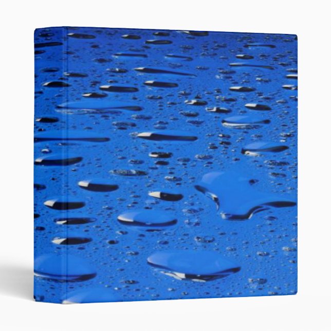 Waterdrops Avery Binder (Front/Spine)