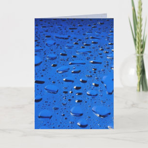 Waterdrops Card