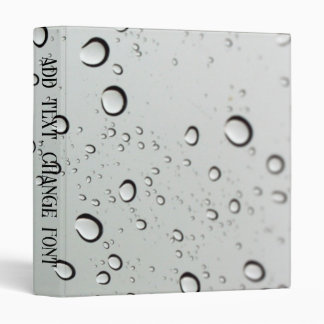 Waterdrops on Glass Binder