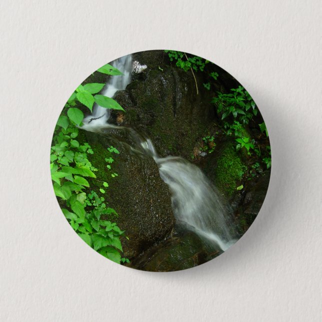 Waterfall 2 Inch Round Button (Front)