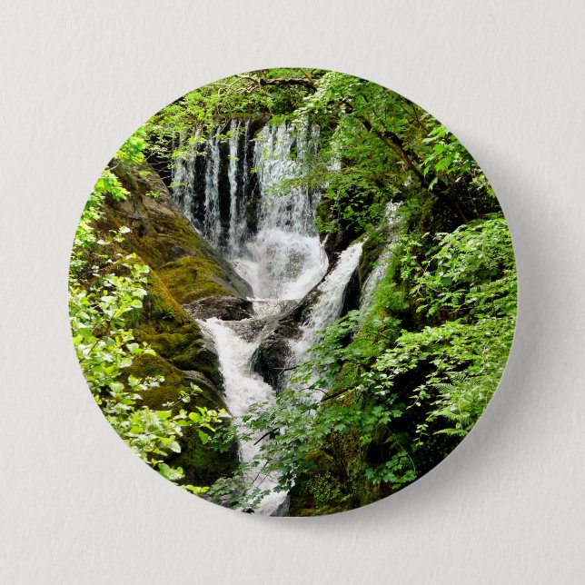 WATERFALL    3 INCH ROUND BUTTON (Front)