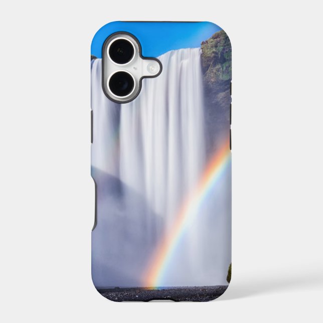 Waterfall and rainbow (Back)