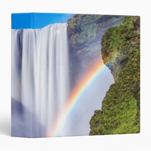 Waterfall and rainbow binder