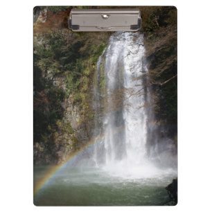 Waterfall and Rainbow Clipboard