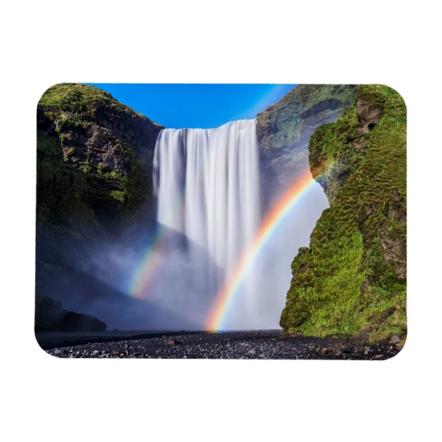 Waterfall and rainbow magnet (Horizontal)