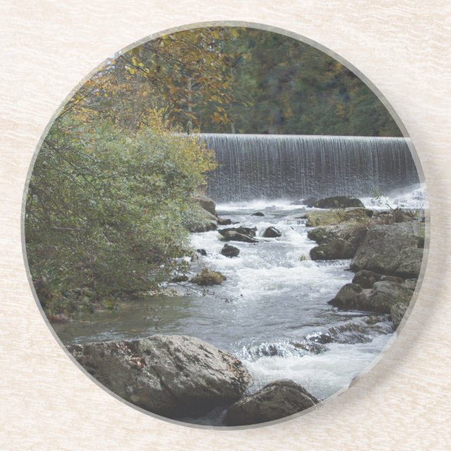 Waterfall at Banner Elk, NC coaster (Front)