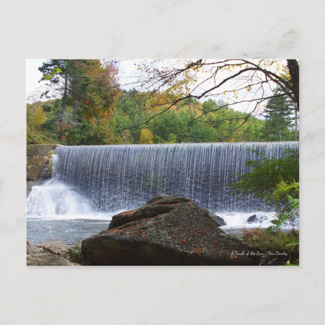 Waterfall at Banner Elk, North Carolina Postcard (Front)