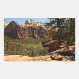 Waterfall at Emerald Pools in Zion National Park Sticker