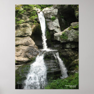 Waterfall at Kent Falls, Connecticut - Print