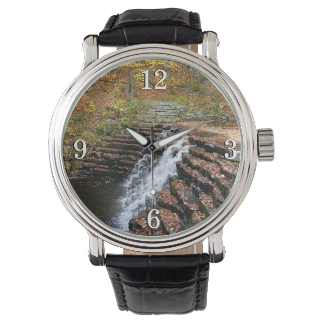 Waterfall at Laurel Hill State Park II Watch (Front)