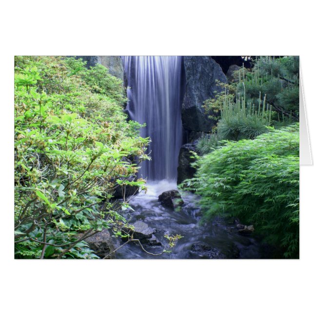 Waterfall at Missouri Botanical Garden (Front Horizontal)