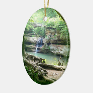 Waterfall at Old Man's Cave Ornament