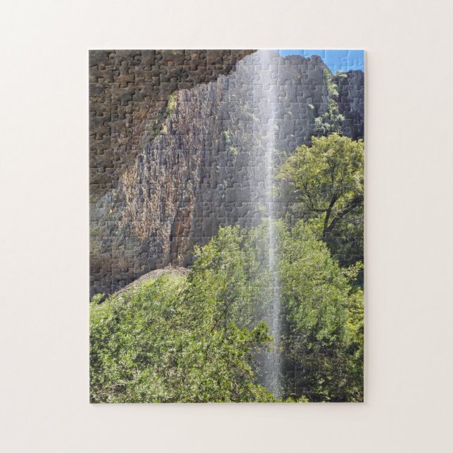 Waterfall Backside  Jigsaw Puzzle (Vertical)