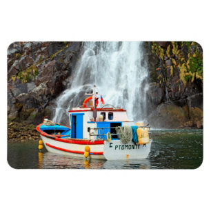 Waterfall & boat magnet