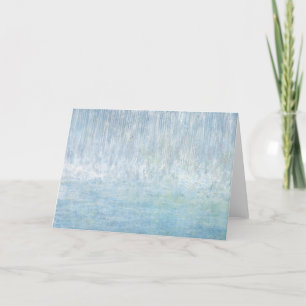 Waterfall Bounce Greeting Card by Iris Grace Paint