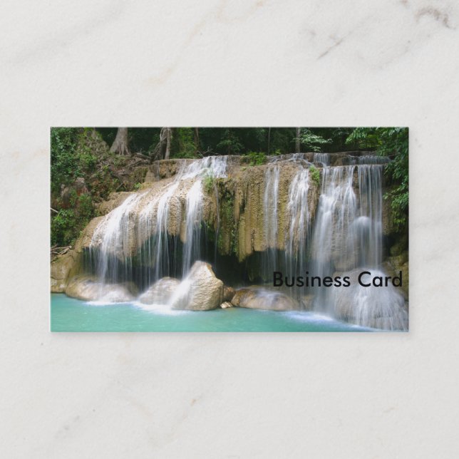 Waterfall Business Card (Front)
