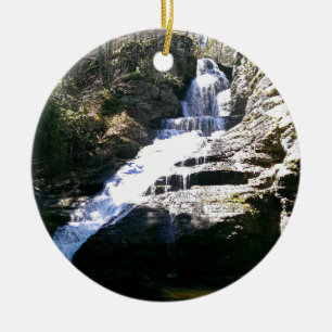 Waterfall Ceramic Ornament