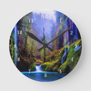 Waterfall clock