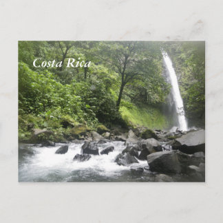 Waterfall, Costa Rica Postcard