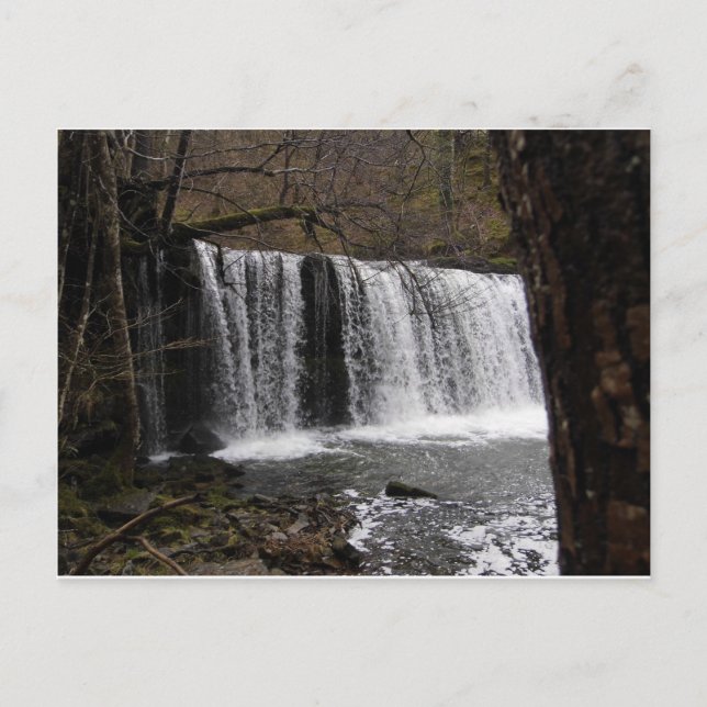 WaterFall country in wales, Brecon beacons Postcard (Front)