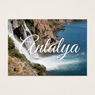 Waterfall Duden in Antalya (Turkey) Postcard