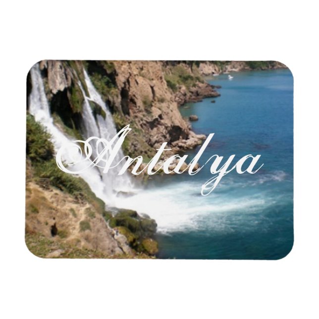 Waterfall Duden in Antiya (Turkey) Magnet (Horizontal)