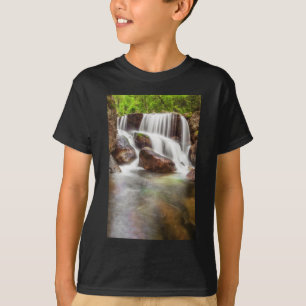 Waterfall during the autumn near Queimadela Dam T-Shirt