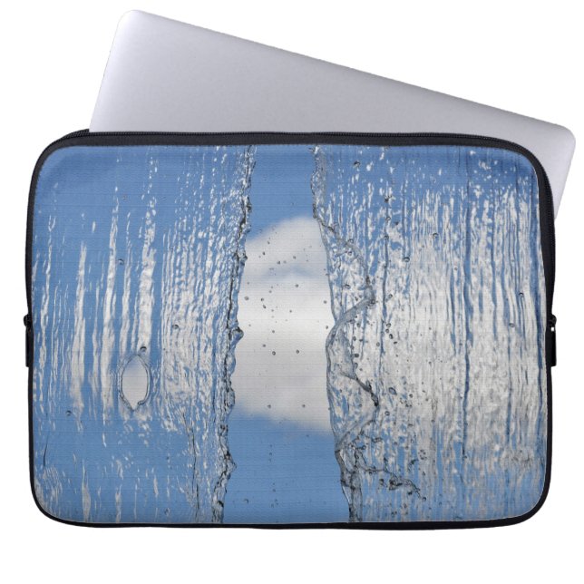 Waterfall Fresh Water Photo Designer Laptop Sleeve (Front)