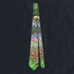 Waterfall Garden Tie<br><div class="desc">Show your style and appreciation for nature with this colourful tie featuring a scene of a floral garden and cascade of water. Wearable art... that's what it's all about.</div>