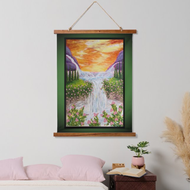 Waterfall Hanging Tapestry (Bedroom)