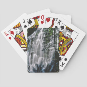 Waterfall in forest, Oregon Playing Cards