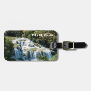 Waterfall in Krka National Park - Dalmatia,Croatia Luggage Tag