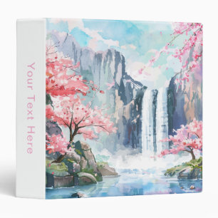 Waterfall in Spring Binder