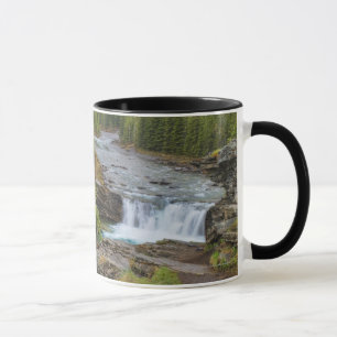 Waterfall In The Canadian Rocky Mountains Mug