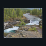 Waterfall In The Canadian Rocky Mountains Postcard<br><div class="desc">Waterfall In The Canadian Rocky Mountains. Copyright: Design Pics / Philippe Widling</div>