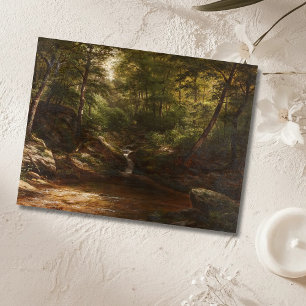 Waterfall in the Forest – George Hetzel Postcard
