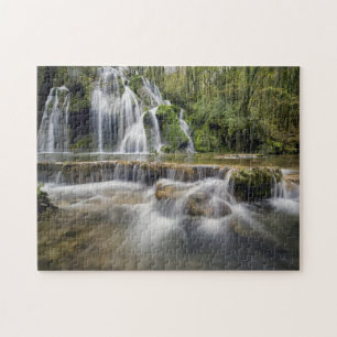 Waterfall in the forest jigsaw puzzle
