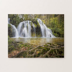 Waterfall in the forest jigsaw puzzle