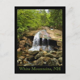 Waterfall in the White Mountains Postcard