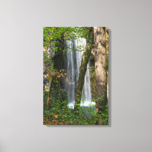 Waterfall In The Woods Canvas Print