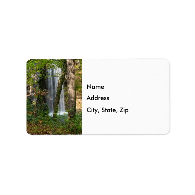 Waterfall In The Woods Label (Front)