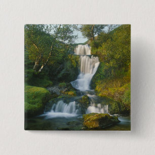 Waterfall, Isle of Skye, Scotland 2 Inch Square Button