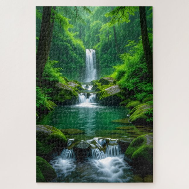 Waterfall Jigsaw Puzzle (Vertical)