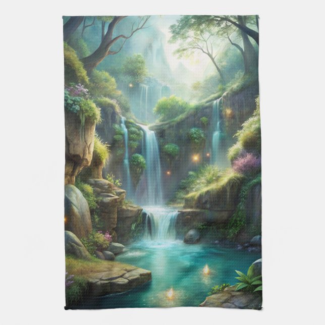 Waterfall Kitchen Towel (Vertical)