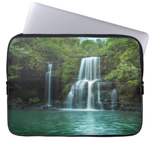 Waterfall Klong Chao Koh Kood island Laptop Sleeve