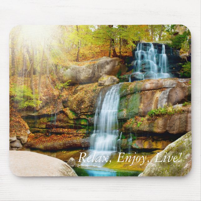 Waterfall Mouse Pad (Front)
